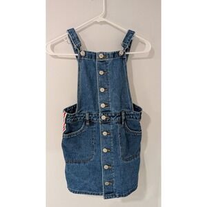 Pacsun Los‎ Angeles Denim Overall Dress 100% Cotton Size Small
